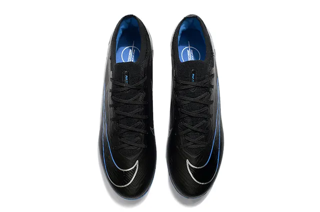 Nike Phantom GT Black and Blue Firm-Ground Soccer Shoes 2