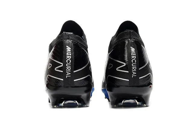 Nike Phantom GT Black and Blue Firm-Ground Soccer Shoes 4