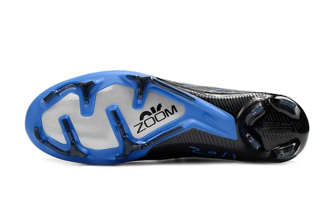 Nike Phantom GT Black and Blue Firm-Ground Soccer Shoes 6