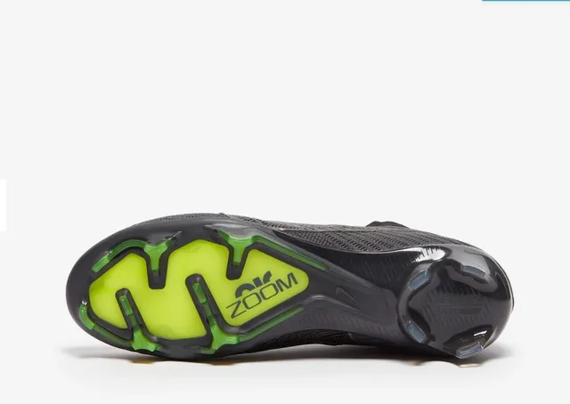 Nike Phantom GT কালো সবুজ হাই-কাট ফ্লাইকনিট কলার টেক্সচার্ড সিন্থেটিক আপার ফার্ম-গ্রাউন্ড ফুটবল জুতা 4