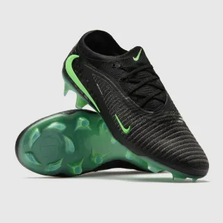 Nike Phantom GT Black Neon Green Firm-Ground Soccer Shoes