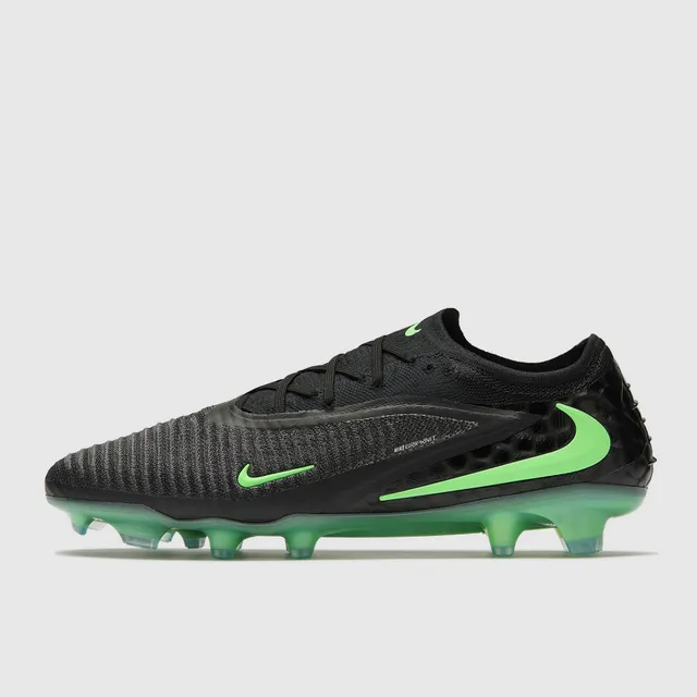 Nike Phantom GT Black Neon Green Firm-Ground Soccer Shoes 15