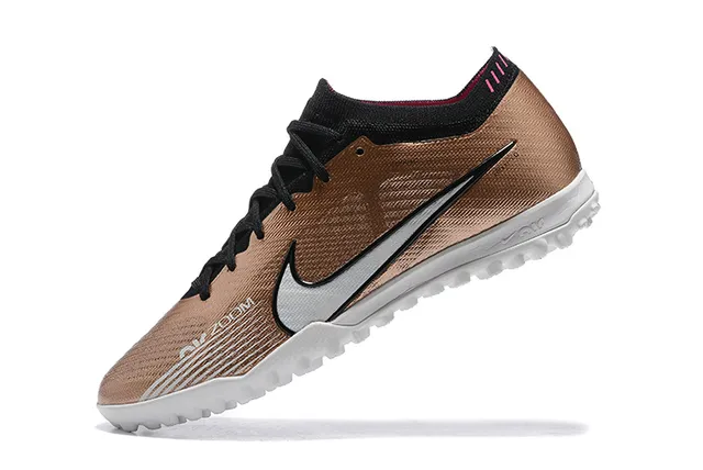 Nike Phantom GT بني أسود منخفض القطعة نسيج علوي ملعب اصطناعي أحذية كرة القدم 5