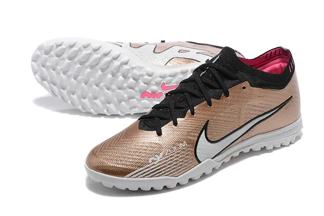 Nike Phantom GT بني أسود منخفض القطعة نسيج علوي ملعب اصطناعي أحذية كرة القدم 7