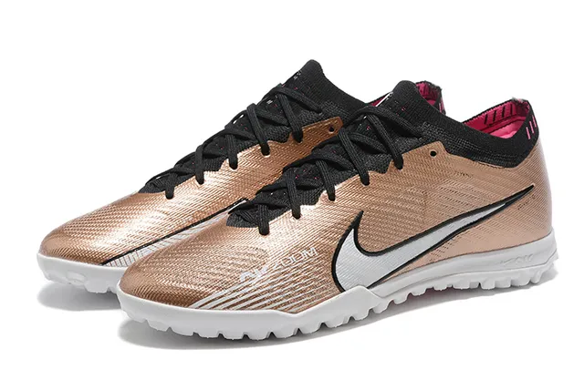Nike Phantom GT بني أسود منخفض القطعة نسيج علوي ملعب اصطناعي أحذية كرة القدم 8