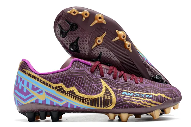 Nike Phantom GT Marron Blanc Métallique Cuivre Tige Synthétique Swoosh Accent Chaussures de Football Firm-Ground 5