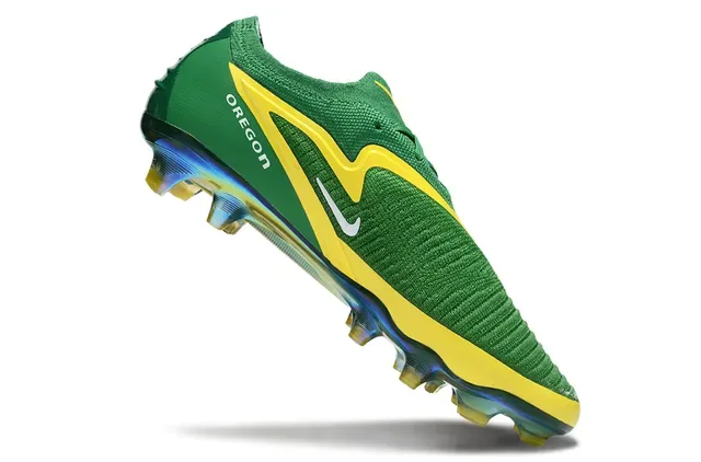 Nike Phantom GT 绿黄 针织鞋面 虹彩鞋底 人工草皮足球鞋 2