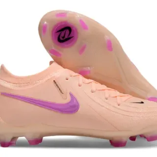 نيكي Phantom GT Gripknit Peach and Pink Firm-Ground أحذية كرة القدم
