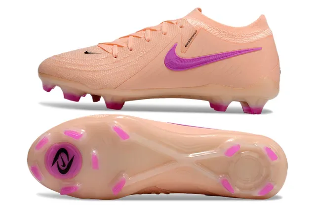 نيكي Phantom GT Gripknit Peach and Pink Firm-Ground أحذية كرة القدم 6