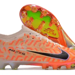 Nike Phantom GT নারঙী বেজ Flyknit উপরের অংশ জ্যামিতিক নকশা দৃঢ়-ভূমি সকার জুতা