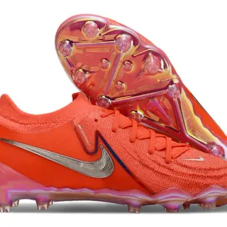 Nike Phantom GT Orange Iridescent Firm-Ground Soccer Shoes