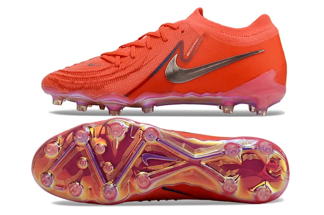 Nike Phantom GT Orange Iridescent Firm-Ground Soccer Shoes 6