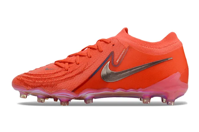 Nike Phantom GT Orange Iridescent Firm-Ground Soccer Shoes 7