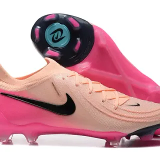 Nike Phantom GT Peach Pink Firm-Ground Soccer Shoes