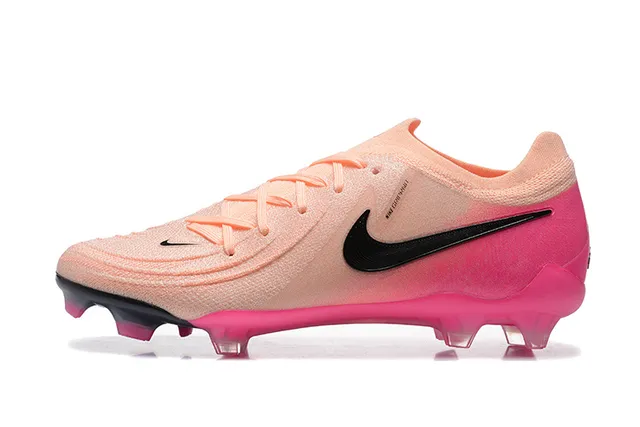 Nike Phantom GT Peach Pink Firm-Ground Soccer Shoes 19