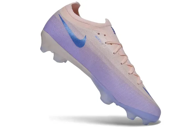 Nike Phantom GT violet bleu chaussures de football bout bas ajustement chaussette upper maille terrain ferme 2