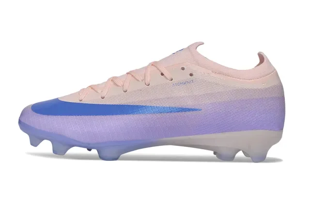 Nike Phantom GT violet bleu chaussures de football bout bas ajustement chaussette upper maille terrain ferme 6