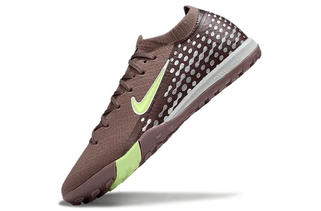 Nike Phantom GT Turf Brown Silver Lime Green Turf Soccer Shoes 3