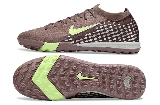 Nike Phantom GT Turf Brown Silver Lime Green Turf Soccer Shoes 6
