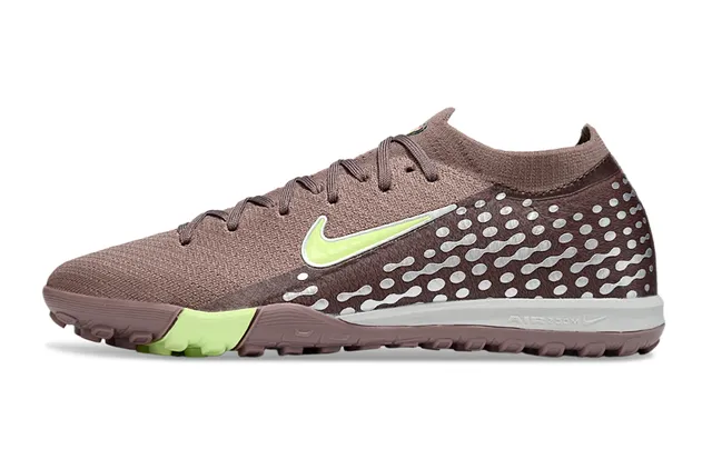 Nike Phantom GT Turf Brown Silver Lime Green Turf Soccer Shoes 7