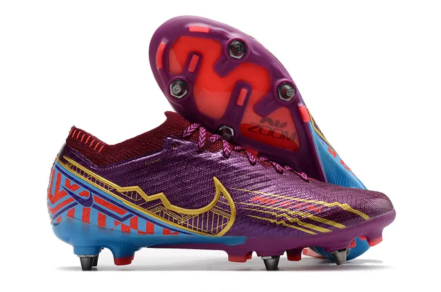 Nike Phantom GT Blanc Bleu Flyknit Upper Air Zoom Cushioning Firm-Ground Chaussures de Football 2