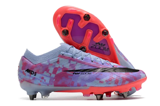 Nike Phantom GT Blanc Bleu Flyknit Upper Air Zoom Cushioning Firm-Ground Chaussures de Football 11