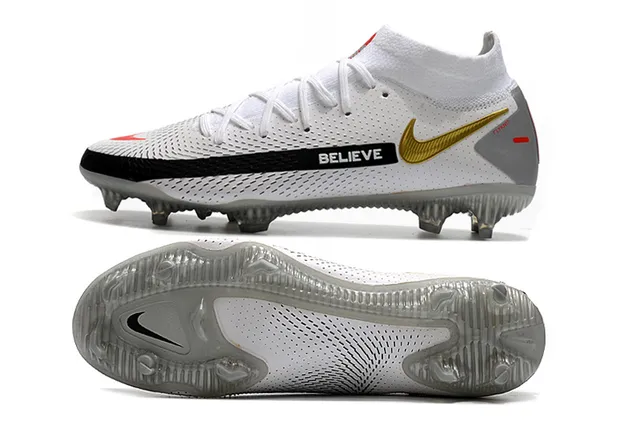 Nike Phantom GT White Translucent Sole Firm-Ground Soccer Shoes 23
