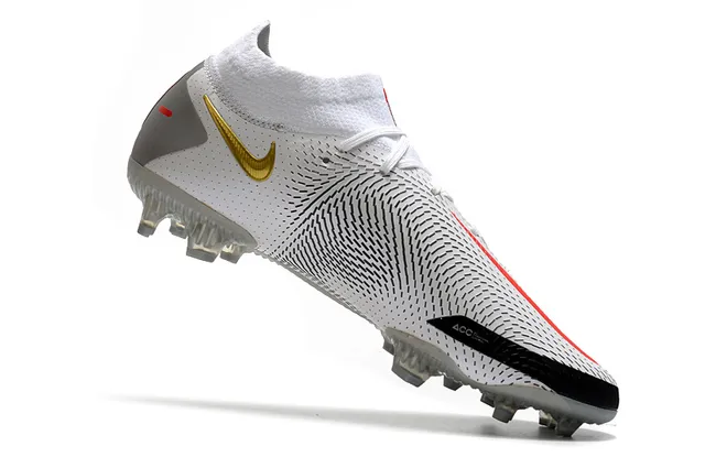 Nike Phantom GT White Translucent Sole Firm-Ground Soccer Shoes 24
