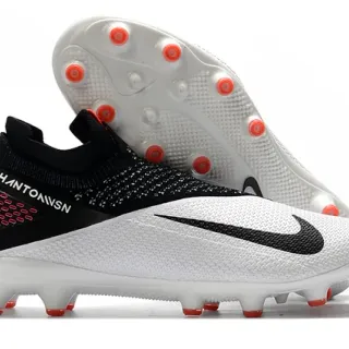Nike Phantom VSN White Black Red Firm-Ground 足球鞋