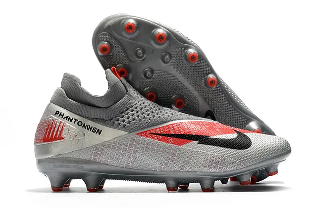 Nike Phantom VSN White Black Red Firm-Ground Chaussures de football 2