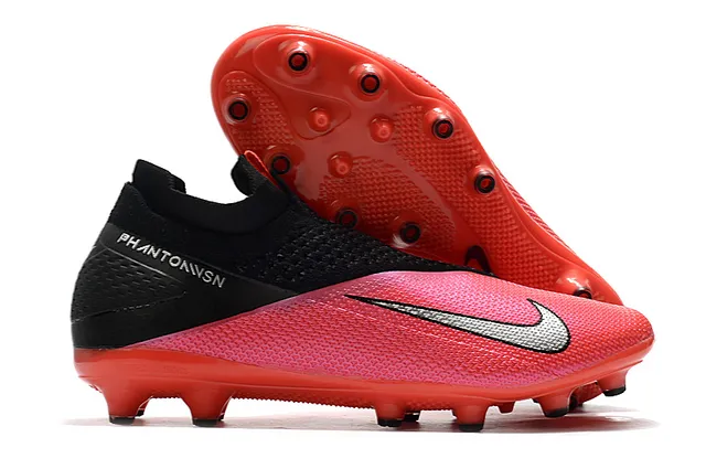 Nike Phantom VSN White Black Red Firm-Ground Chaussures de football 6