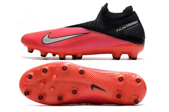 Nike Phantom VSN White Black Red Firm-Ground Chaussures de football 7