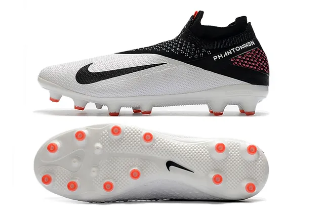 Nike Phantom VSN White Black Red Firm-Ground Chaussures de football 13