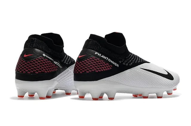 Nike Phantom VSN White Black Red Firm-Ground Chaussures de football 18