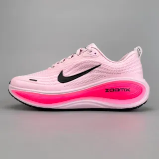 Nike Chaussures de course Haut en Knit Ingenierie Rose Noir Longueur Completa ZoomX Semelle Intermedia