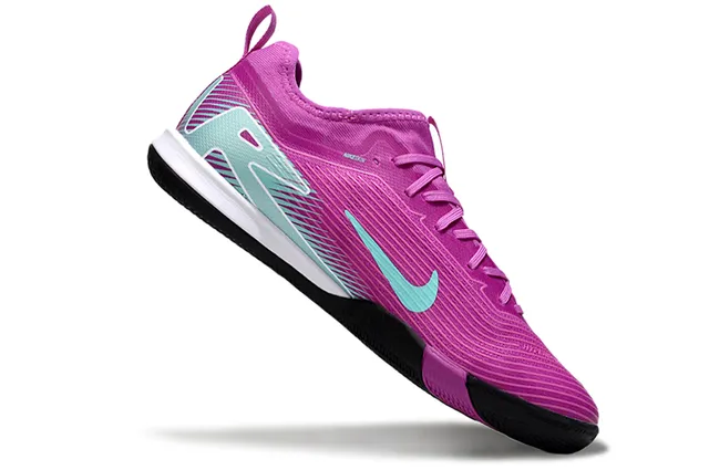 Nike Pink Blue Low-Top Synthetic Mesh Upper Sneakers 9