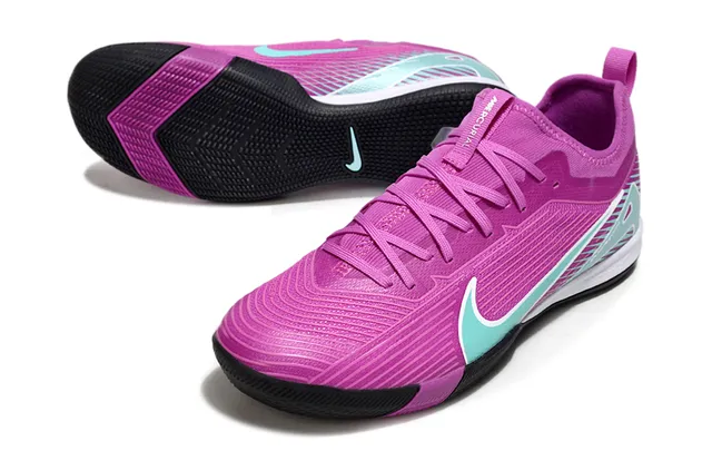Nike Pink Blue Low-Top Synthetic Mesh Upper Sneakers 11