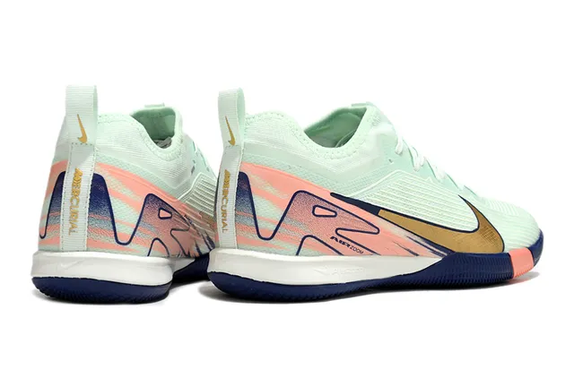 Nike Pink Blue Low-Top Synthetic Mesh Upper Sneakers 18