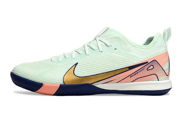 Nike Pink Blue Low-Top Synthetic Mesh Upper Sneakers 21