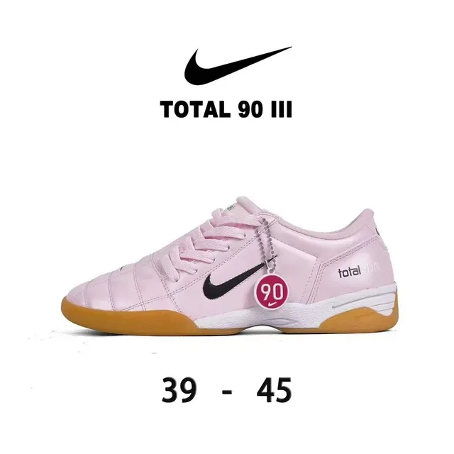 Nike Pink Brown Low-Top Leather Upper Sneakers 17