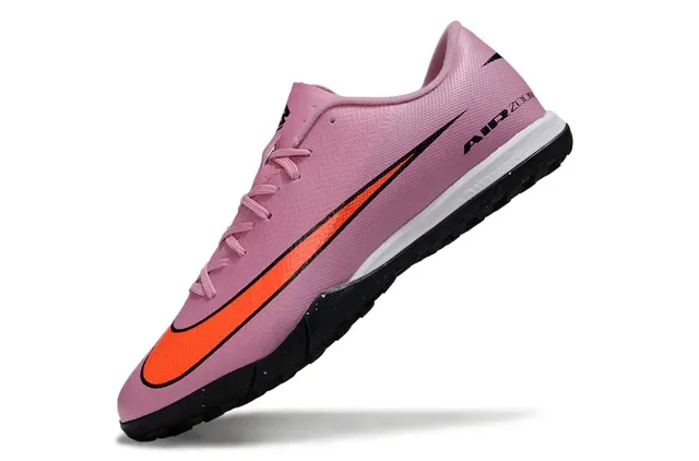 Nike Chaussures de Football Turf Low-Cut à Tige Textil Rose Orange 3