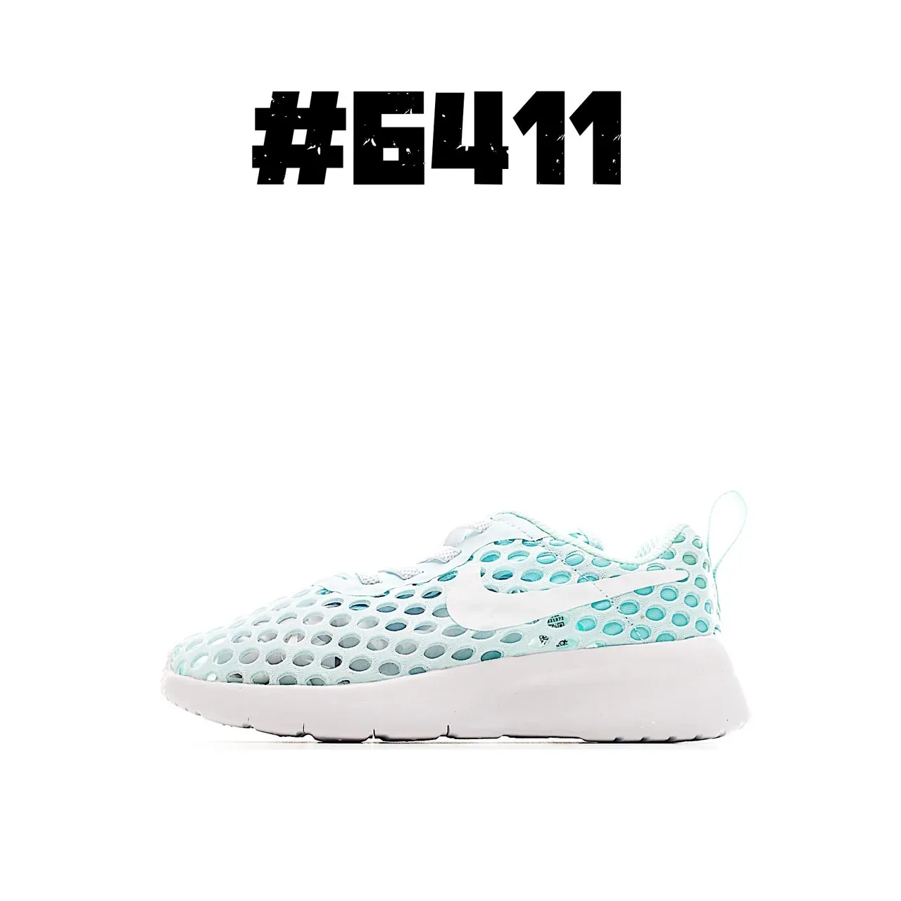 Nike Pink White Perforated Mesh Upper Low-Profile Foam Sole Lifestyle Sneakers 6