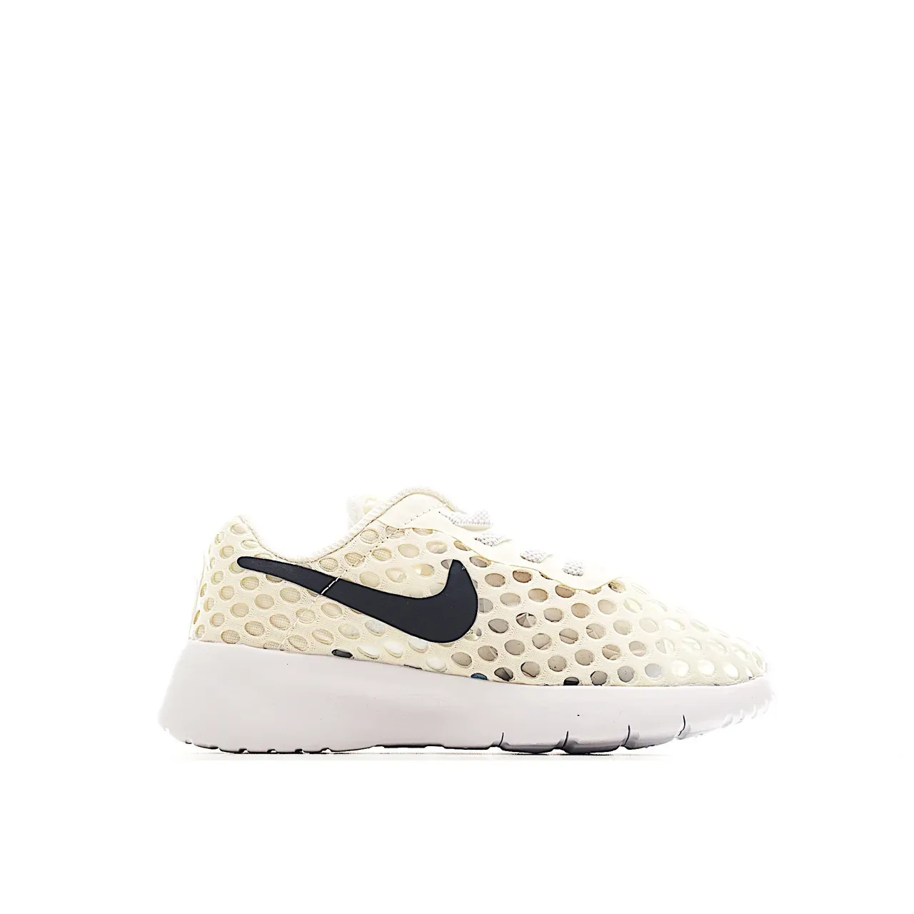 Nike Pink White Perforated Mesh Upper Low-Profile Foam Sole Lifestyle Sneakers 18