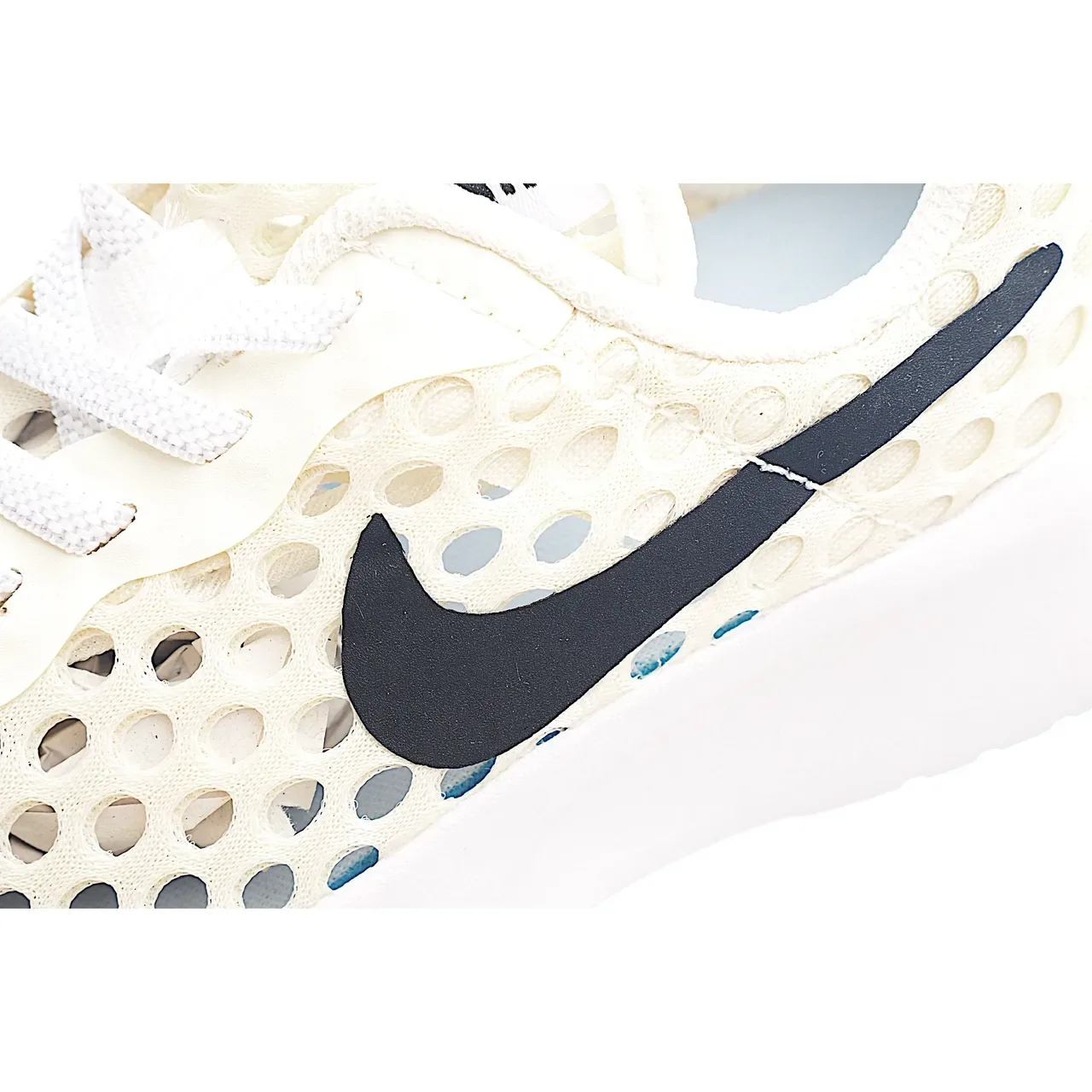 Nike Pink White Perforated Mesh Upper Low-Profile Foam Sole Lifestyle Sneakers 22