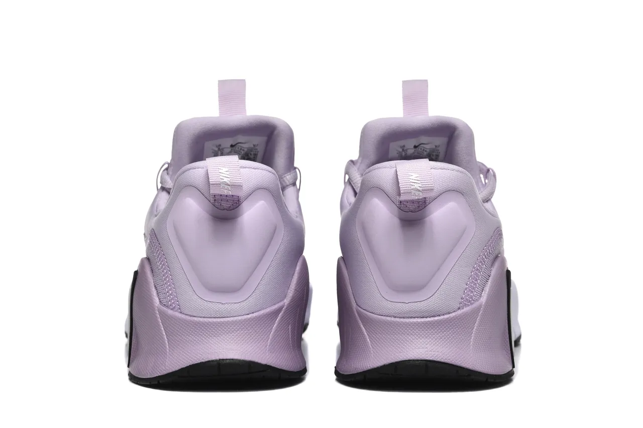 Nike Purple White Knit Upper Segmented Flex-Groove Midsole Lifestyle Sneakers 4