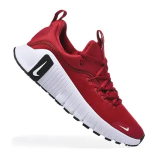 Nike Red and White Knit Lifestyle Sneakers