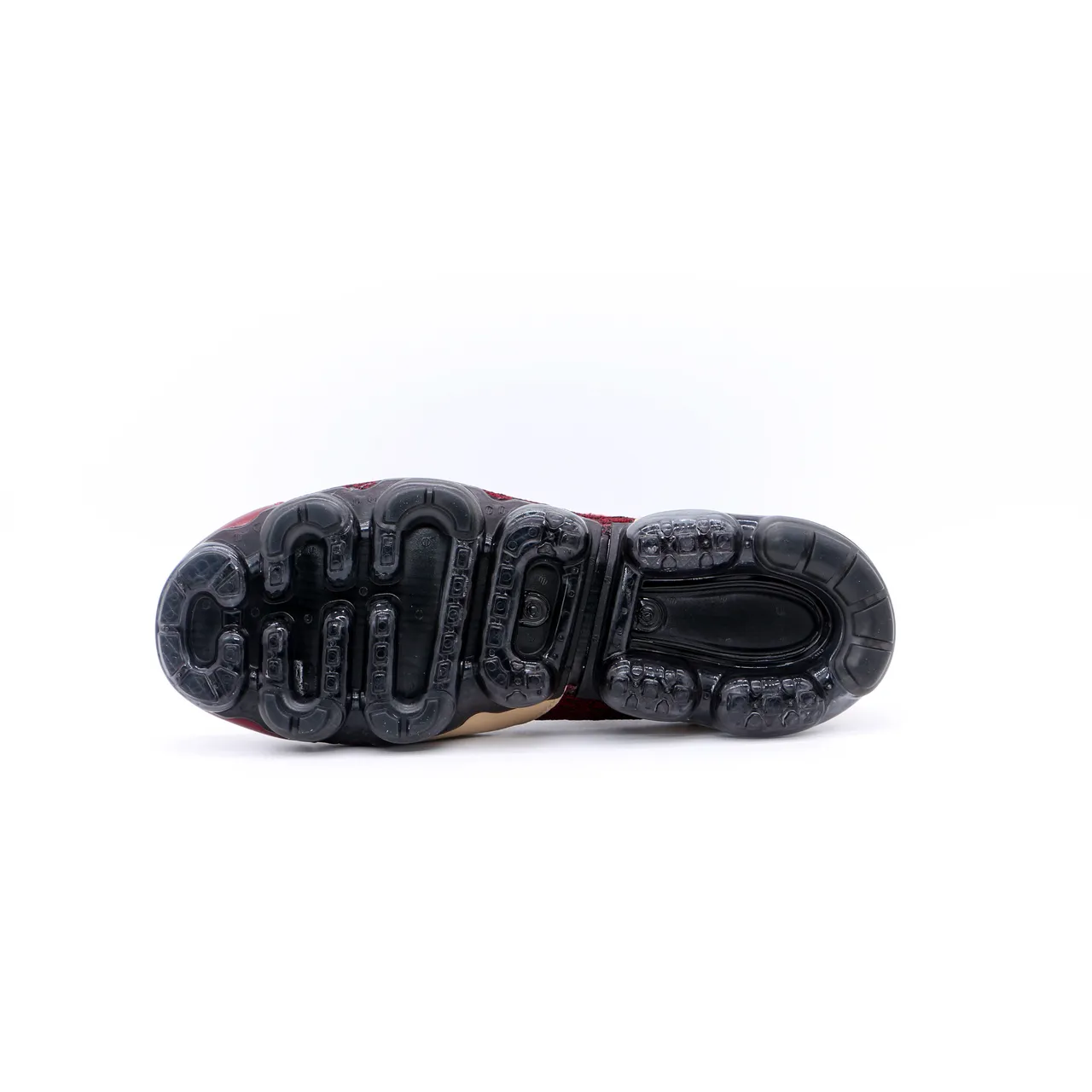Nike Red Black Flyknit Upper Visible Air Sole Lifestyle Sneakers 3