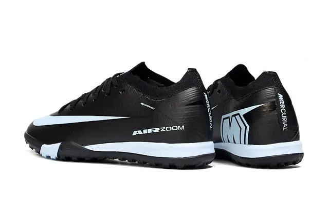 Nike Sapatos de Futebol Turf Vermelho e Azul Upper Knit Overlay Gráfico Speed 22