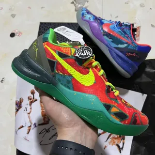 Nike 红绿低帮轮廓多色图形纺织鞋面篮球鞋
