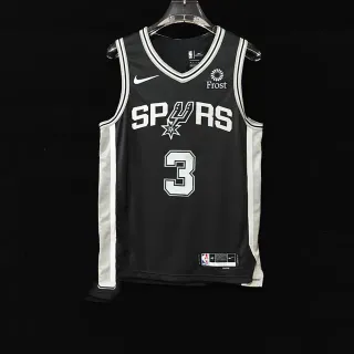 Nike San Antonio Spurs Player Edition Black #3 Basketball Jersey